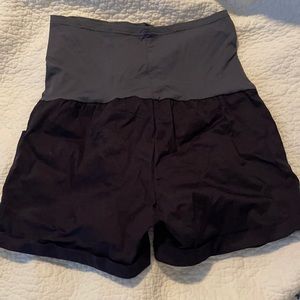 Maternity over-the-belly shorts